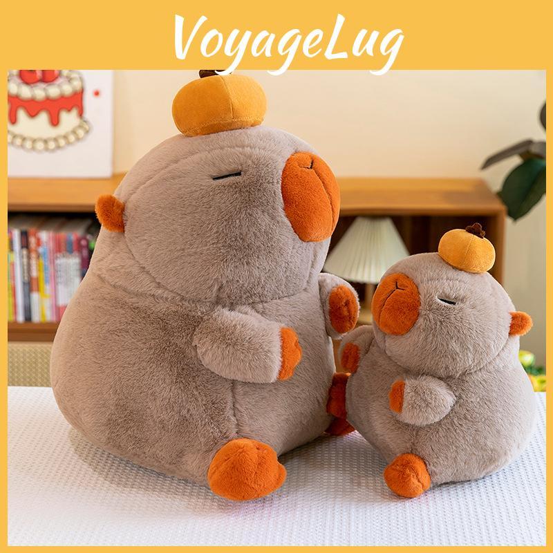 Animal Capybara Persimmon Plush Doll Childrens Birthday Gift Decoration Home