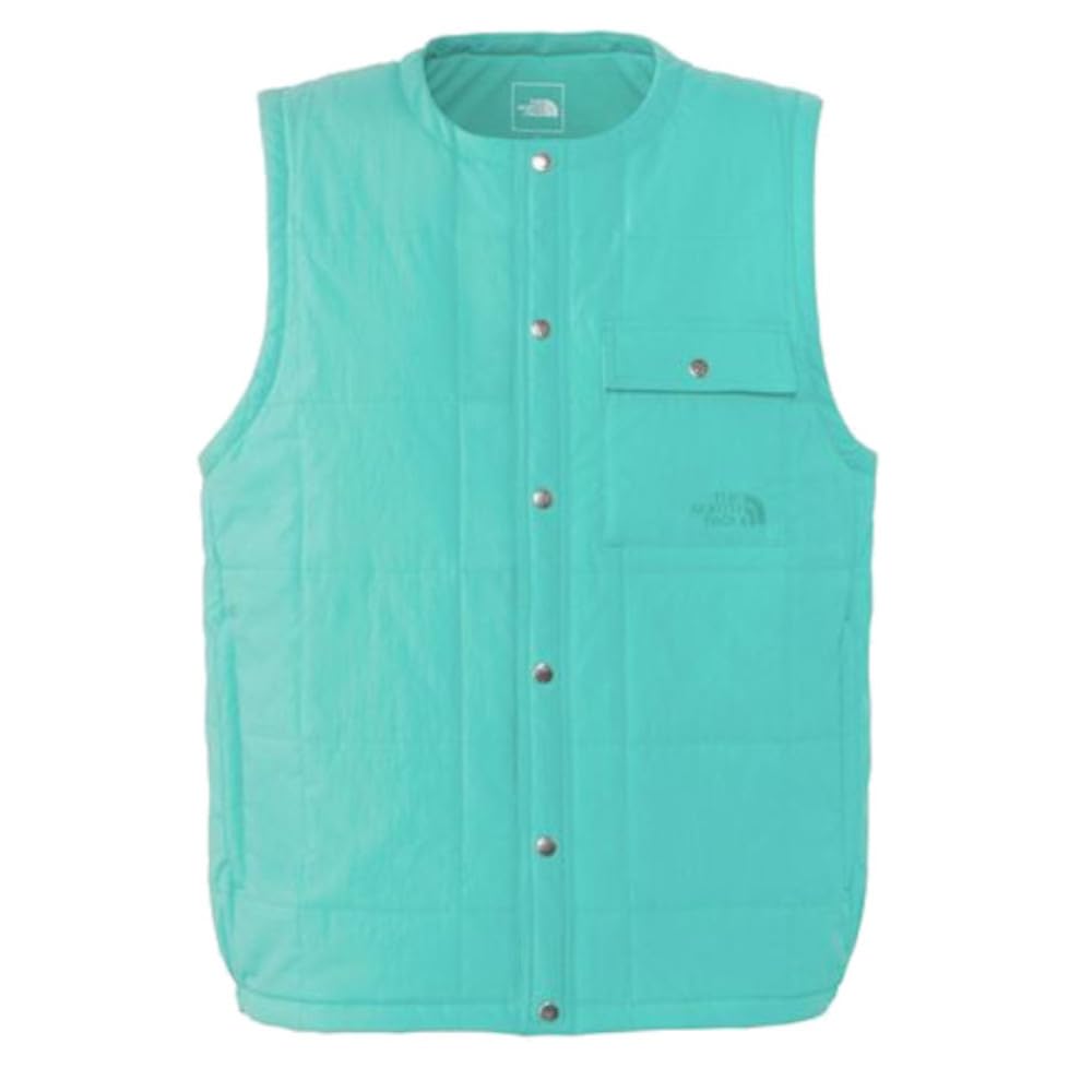 The North Face Meadow Warm Cold Geyser Size L Vest, Unisex, Padded, Warm, Weather, Aqua,