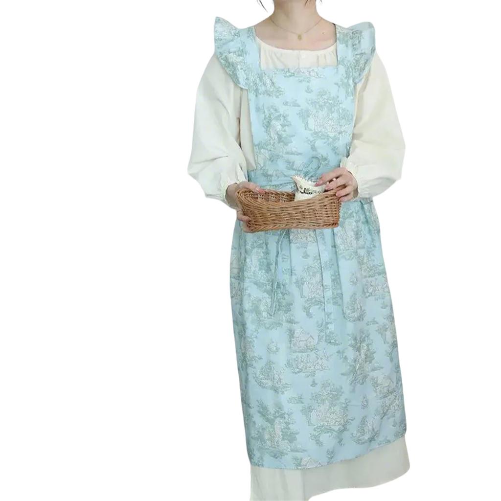 French Apron with Adjustable Waistband Cooking Apron for Home Cooks Chefs and Fashion Forward Individuals