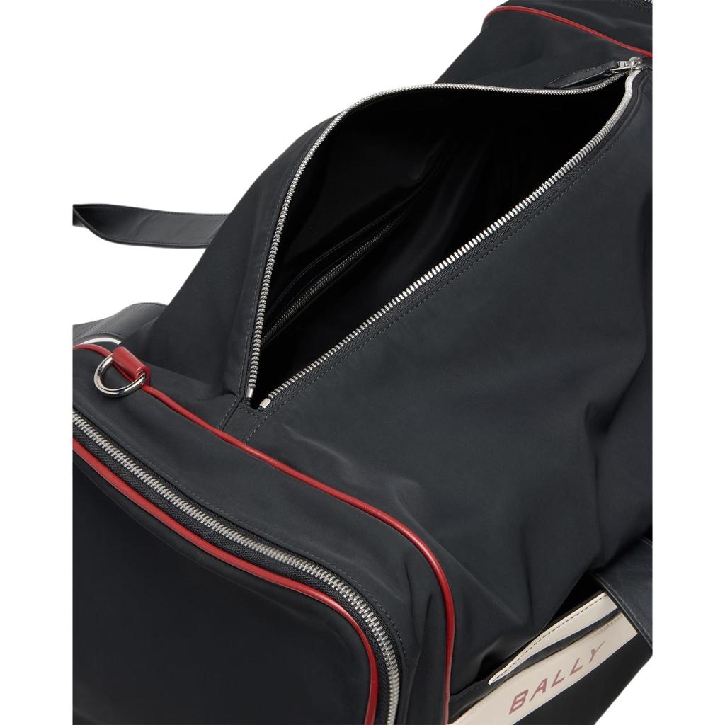 Bally Color Block Design Nylon Travel Bag Men bags Black 6313575