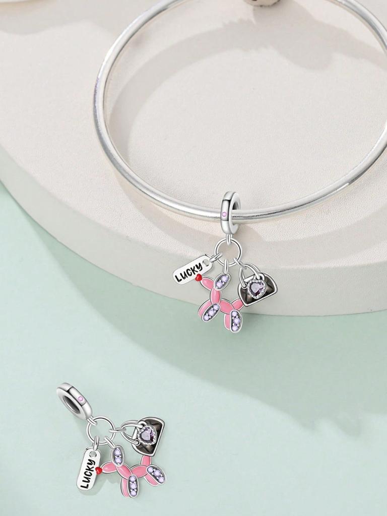 Copper Plated Original Charms Fantasy Unicorn Flamingo Beads Fit Bracelet Women'S Jewelry Gift