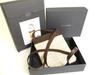 Authentic BVLGARI Logo Mania Beige Canvas Brown Leather Crossbody Bag Pouch #a888  Refurbished
