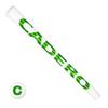 CADERO 2x2 Pentagon Duo UT Golf Grip, White/Green, M, No Rib