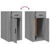 Office Cabinet Gray Sonoma 40 x 49 x 75 cm Engineered Wood