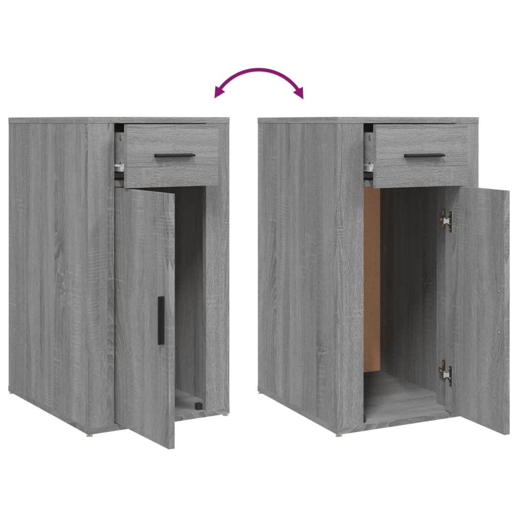 Office Cabinet Gray Sonoma 40 x 49 x 75 cm Engineered Wood