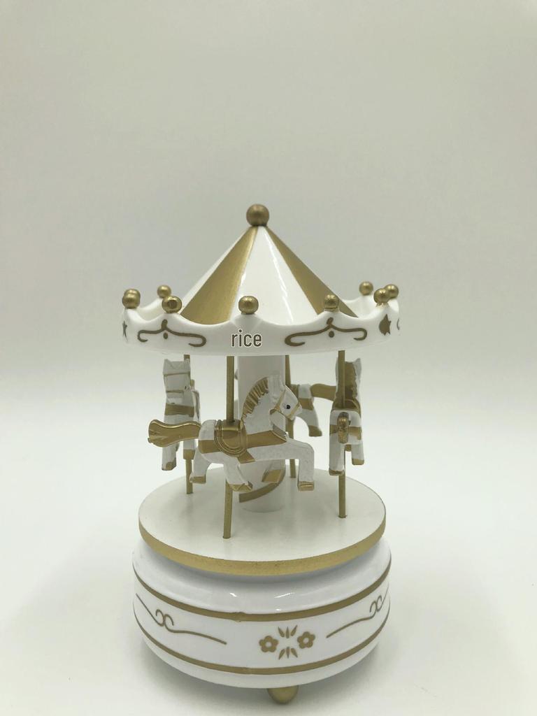 Music Box Carousel Birthday Cake & Christmas Decoration Gift