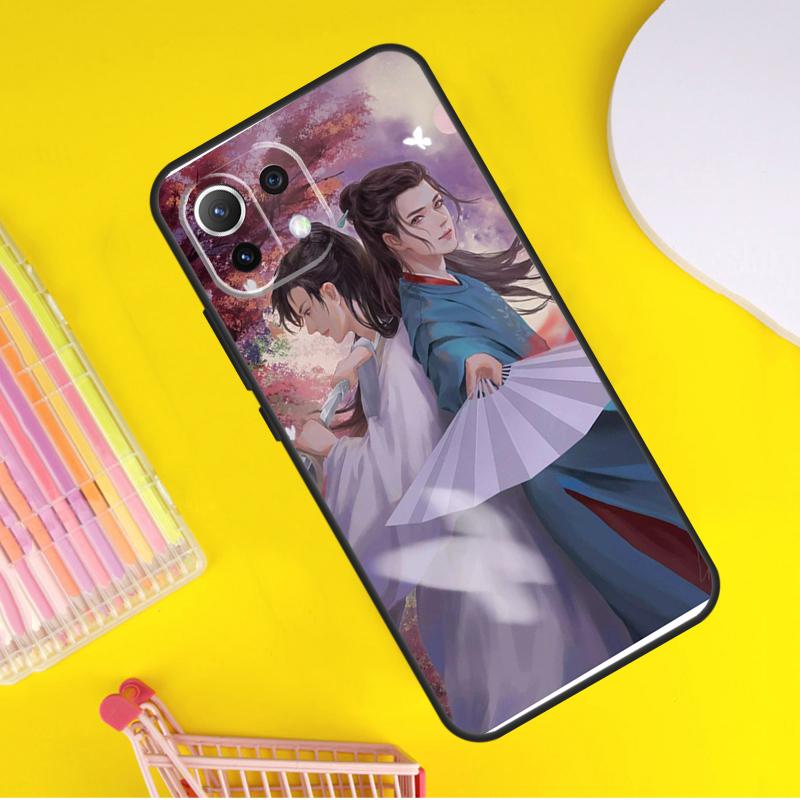 Shan He Ling WORD OF HONOR Cover For Xiaomi 13 14 Ultra 11T 12T 13T 14T Pro POCO X7 Pro X3 X5 F3 F5 F6 M6 X6 Pro Case
