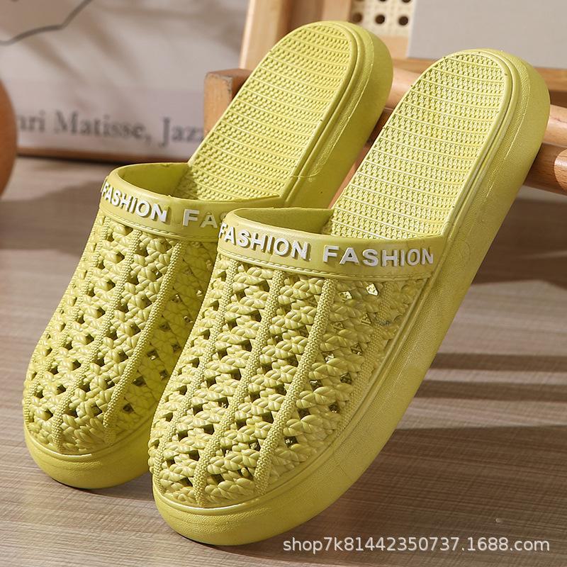 Summer Style: Cushioned, Non-Slip Sandals with Unique Toe Holes and Soft Sole