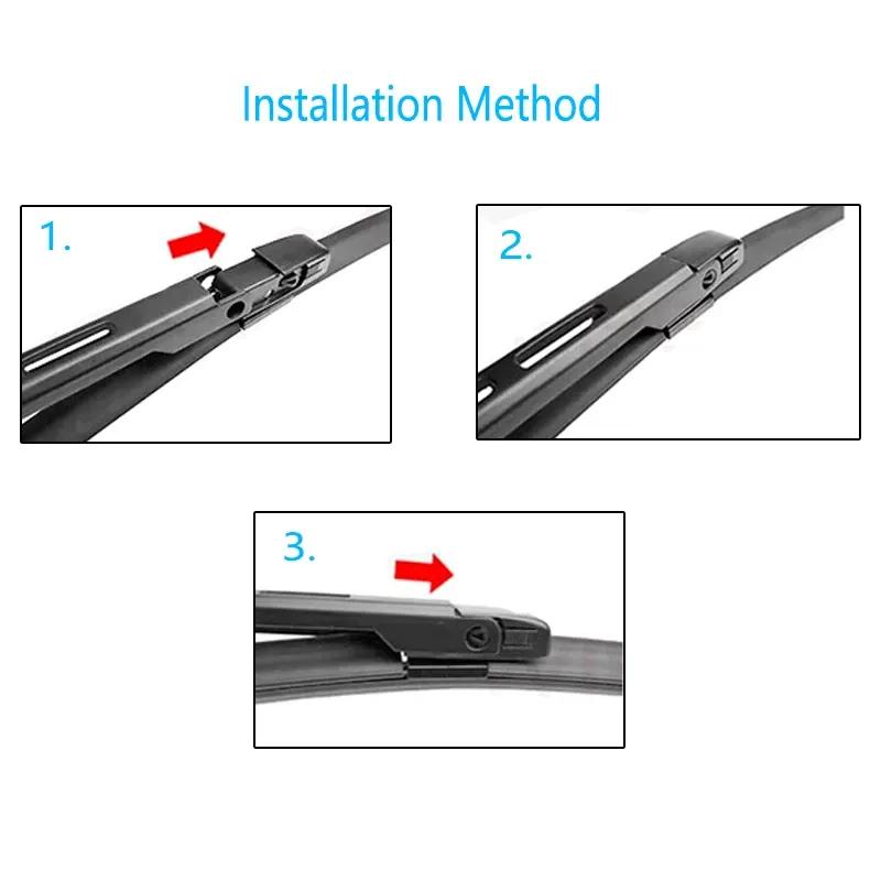 For BMW 5 Series E39 1996 1997 1998 1999 2000 2001 2003 Car Wiper Blades Front Window Windshield Windscreen Rubber Strip Refill