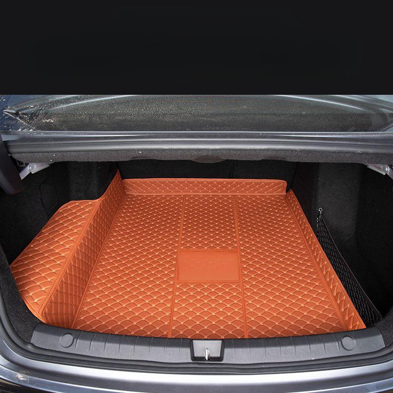 Custom Car Trunk Mat For BYD King 2024 Destroyer 05 DMI Leather Boot Liner Waterproof Anti-Dirty Protector Interior Accessories