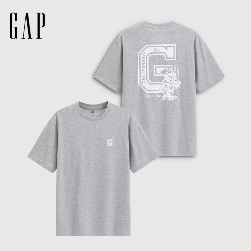GAP Unisex Big G Logo Print Round Neck Short Sleeve T-Shirt 185/104A