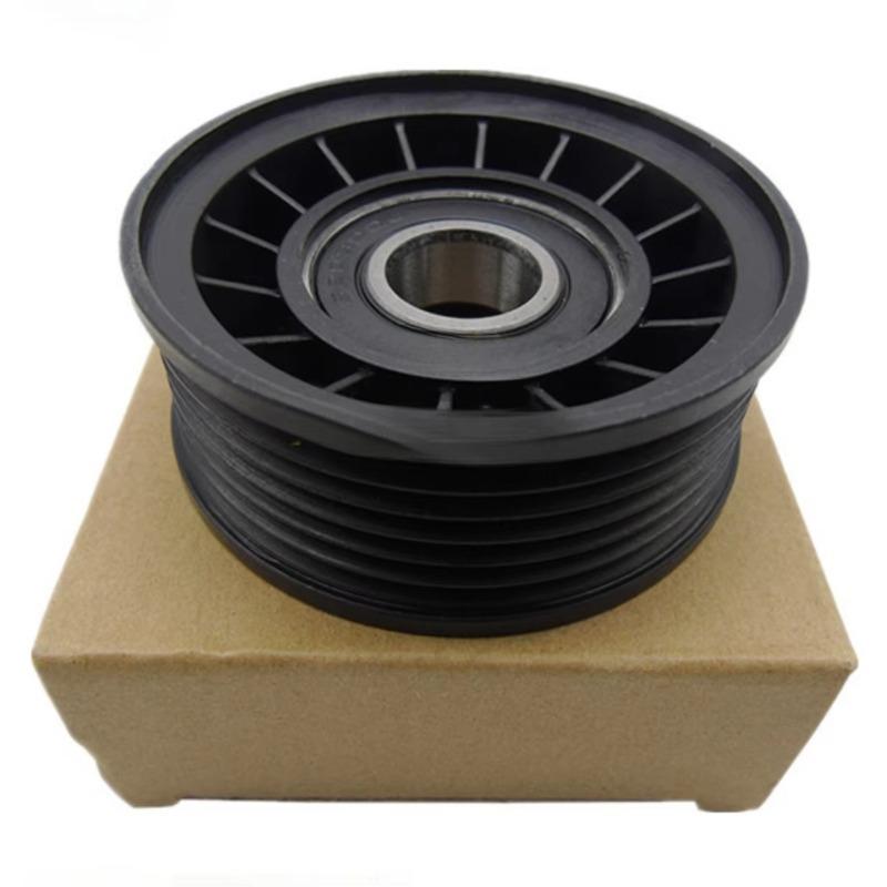 China Black Belt Guide Pulley Tensioner Transition Idler Pulleys Single Wheel for Ford Focus Mondeo Wagon S-MAX