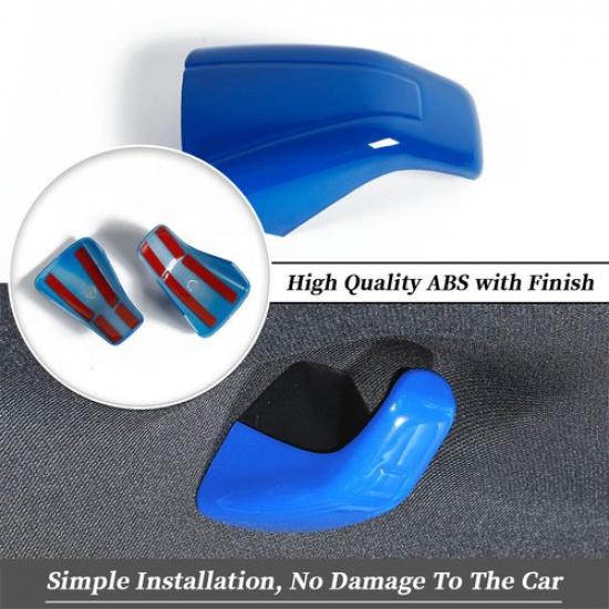 Inner Rear Hook Cover Trim Decor fit for Dodge Challenger 2015+ Accessories Blue