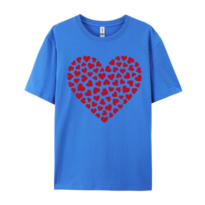 Love Heart Graphic Valentines Day Party New Design Boy Tshirts Crew Neck Cotton Tees Birthday Sweatshirts Top Quality