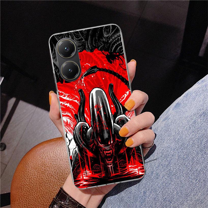 Cool A-Alien X-Xenomorph Phone Case For Xiaomi Poco X7 X6 X5 Pro F7 Ultra Redmi 15C 15 13C 13 12C 12 10 10A 10C 9 9A 9C 9T Cover