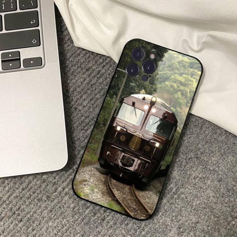 

Train Rail Sunlight Phone Case Silicone Soft For iphone 14 13 12 11 Pro Mini XS MAX 8 7 6 Plus X 2020 XR Shell 13 Pro Max