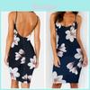 Premium Floral Summer Fashion Dress For Women Sexy Backless Bodycon Slip Dress