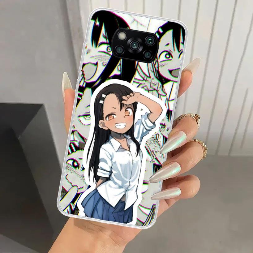 Nagatoro San Anime Aesthetic Phone Case for Xiaomi Poco X7 X6 X5 X4 X3 Nfc F6 F5 F4 GT F3 F2 Pro F1 M5S M4 M3 5G Soft Funda Prin