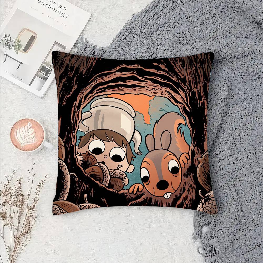 Over The G-Garden Wall Pillow Case Fashion Square Pillowcase Bedroom Sofa Room Ins Decoration Leisure