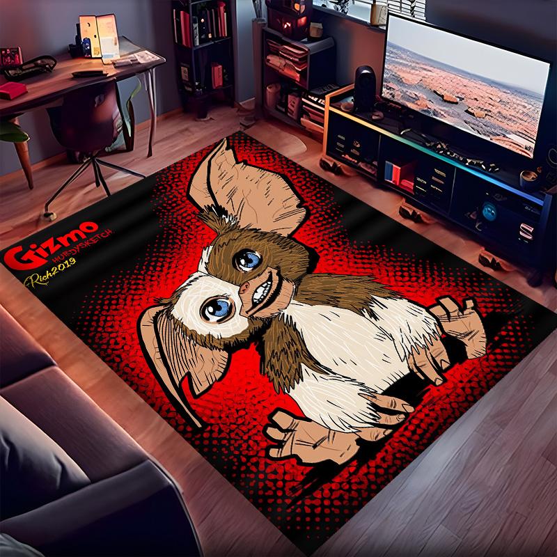 Gremlins Polyester Carpet, Soft Indoor Mat for Office Chair, Living Room, Computer Desk - Decorative Home Office Rug Design