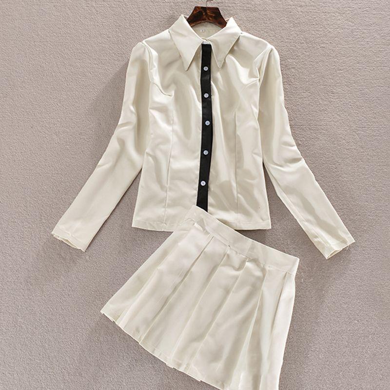 

Danganronpa Danganronpa Super 2 Костюм для косплея Чиаки Нанами Униформа Толстовка Shirt+Skirt(No Hoodie),XL