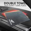 Suede Motorcycle Wash Towel Microfiber Cleaning Rag Cloth For Honda CB400 CB650F CBF CBR250RR CRF SH300 NC750