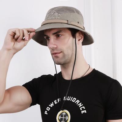 Fisherman's Hat Fishing Hat Summer Outdoor Sunshade Net Hat Men's and Women's Adventure Mountaineering Hat
