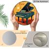 2D Flat Aluminum Decorative Plaques and Ornaments Sign, Hanging Wall Art with Classic Grand Piano Illustration, Retro Music Room Decor for Home
