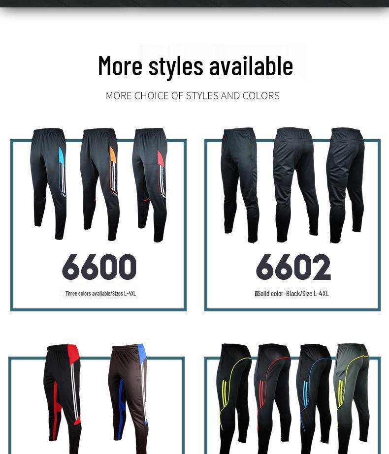 Męskie Długie Spodnie Dresowe Treningowe Sportowe do Biegania, Piłki Nożnej i Casualowego Fitnessu
