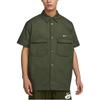 Nike Shirts Men's Khaki Green Pointed Collar Moderate Workwear DX3341-325