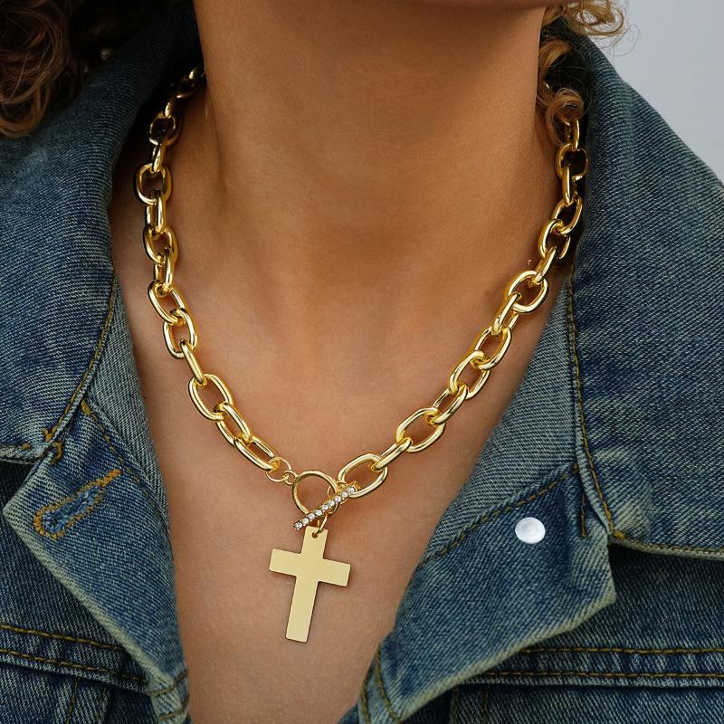 Винтажное Золотое Многослойное Подвеска Крест Ожерелье Религиозная Монета Медальон Чокер Для Женщин Бохо Летние Пляжные Украшения A4