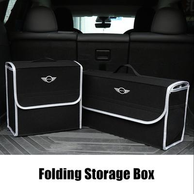 Car Trunk Large Capacity Sundries Storage Box Organizer Bag Tool Case For Cooper R56 Fridge 323 R56 F56 50 60 53 F56 Countryman