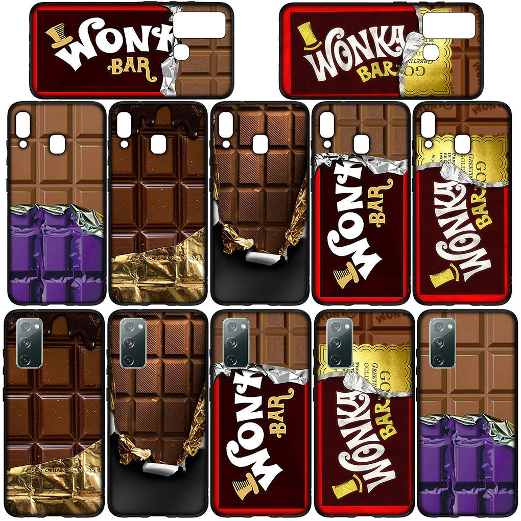 For iPhone 16 15 Xiaomi Redmi Note 14 13 12 11 Pro Max X 8 16e Samsung Galaxy S25 S24 S23 Moto OPPO Huawei Alpen Wonka Wonka Bar Chocolate Phone Case
