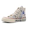 Converse 1970s Comfortable and Versatile High Top Canvas Shoes Unisex Splash White