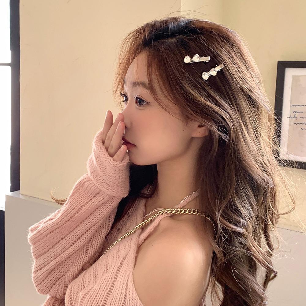 

Заколка с блестками, маленький бантик, заколка в виде утконоса, женская заколка для волос, головной убор с сердечком, корейский зажим для волос из сплава