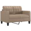Vidaxl 4-Cz. Living Room Set with Cushions, Cappuccino, Eco-Leather