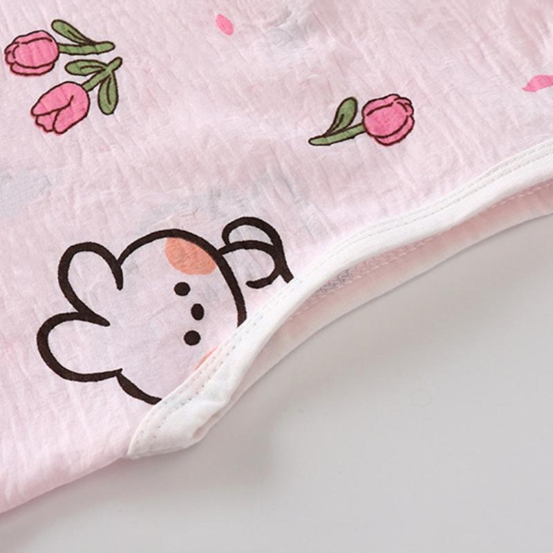 2tlg./Set Kind Unisex Entzückendes Kurzarm T-Shirt + Shorts Set Elastisch Kinder Lässig Sommerkleidung Bequemer Baby Mädchen Jungen Pyjama