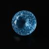 Naturalny akwamaryn, szlif okrągły, kolor oceanu niebieski, certyfikowany, 7,20 ct, luźny kamień szlachetny