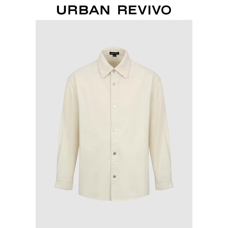 UR Men s 2026 Spring Casual Denim Lapel Shirt L