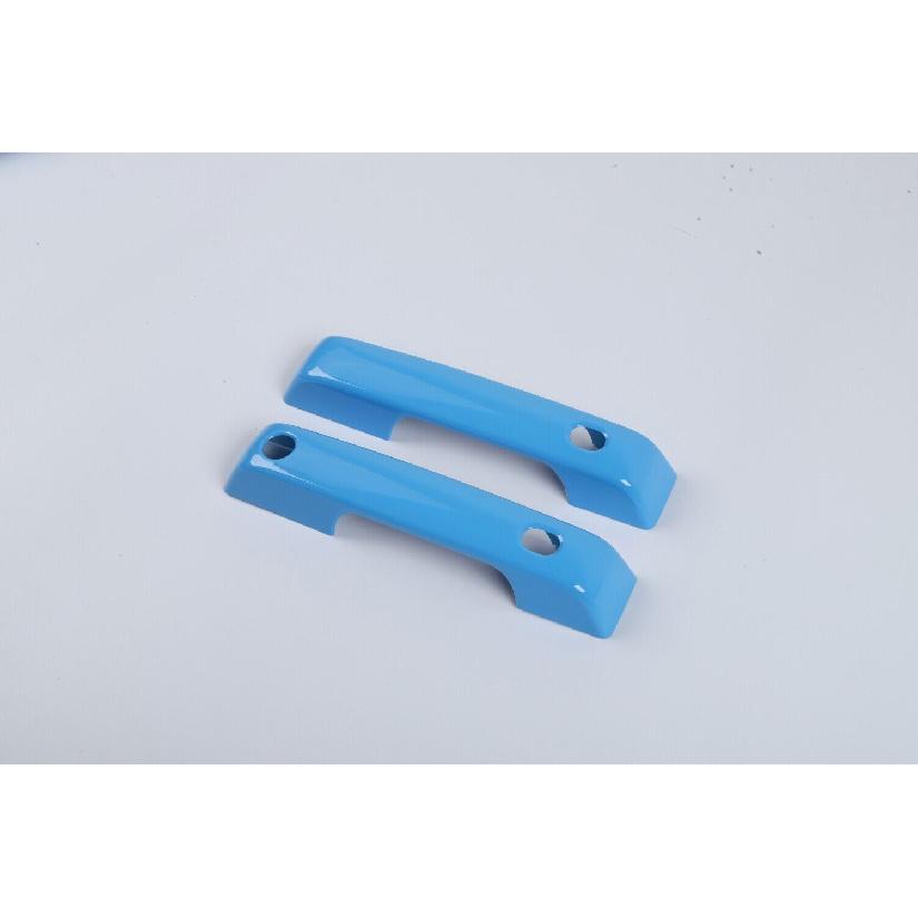 Light Blue Exterior Door Handle Cover Trim Decor For Ford F150 2021+ Accessories