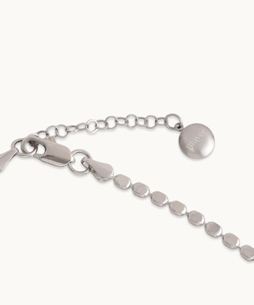 Blayer Pressed Circle Chain Necklace [Silver]
