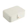 Jewelry Storage Box With Leather Material For Gift Travel And Wedding Use