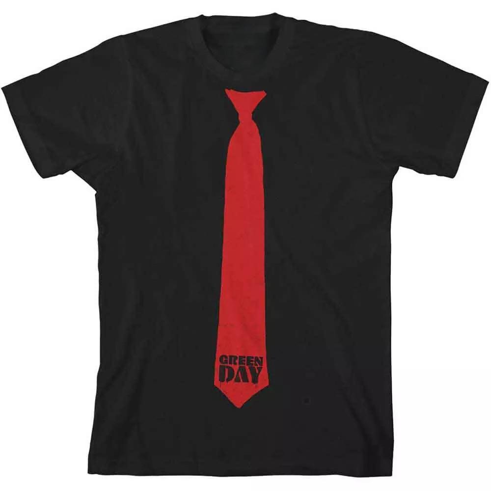Green Day Tie T-Shirt Black New Unisex T-Shirt XXL