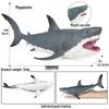 Marine Animal Simulation Model Figures: Shark, Dolphin, Hammerhead, Crab, Squid, Starfish for Kids' Education
