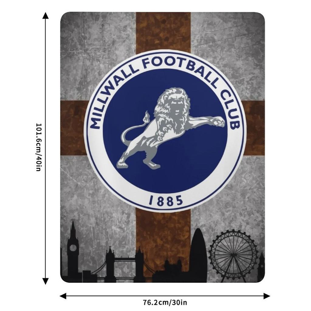 Millwall Londra Coperta Plaid Coperta Calda Multiuso per Soggiorno Camera da Letto