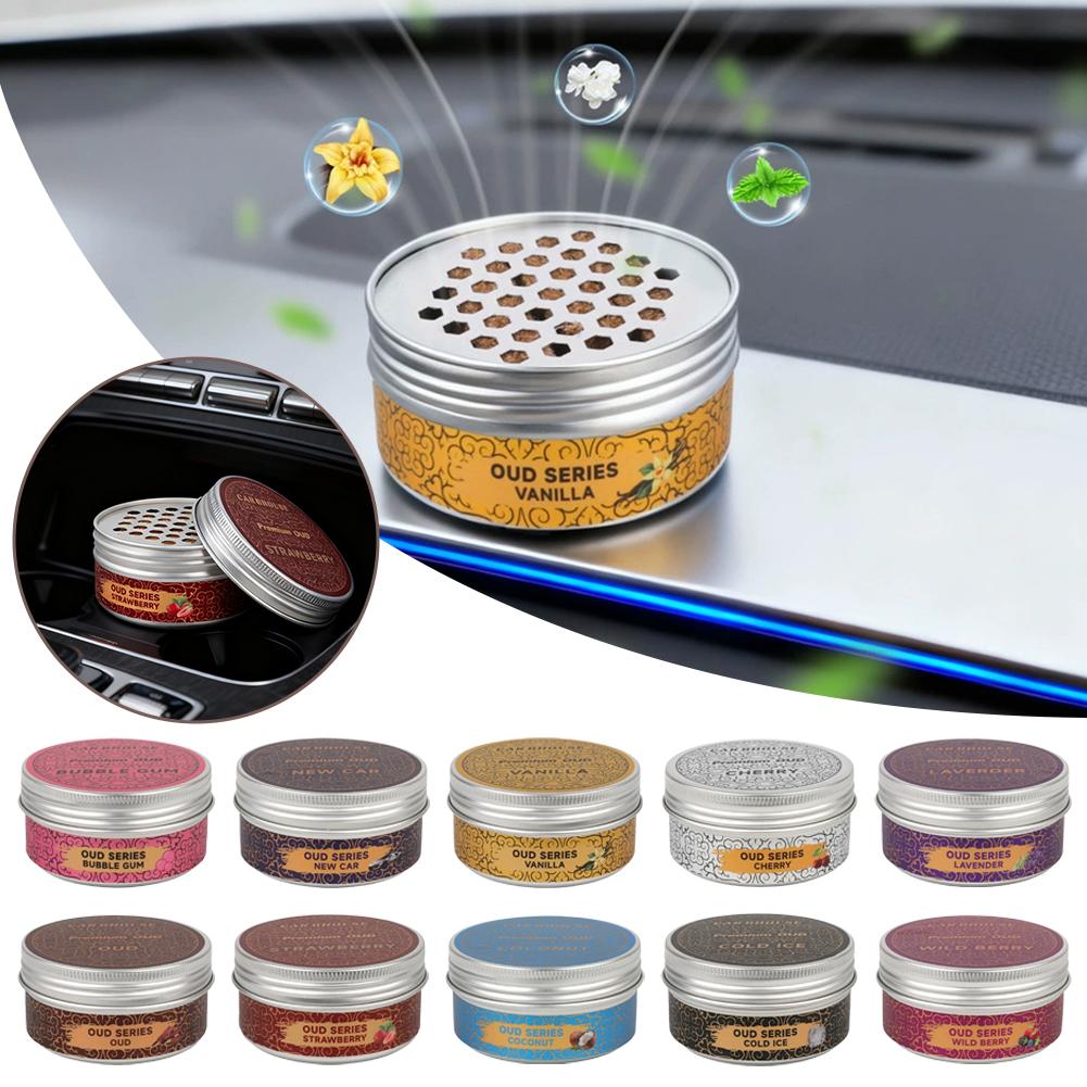 Car Air Freshener Solid Fragrance Persistent Indoor Room Solid Household Decoration Fragrant Car Home Parfum Decor M9W4