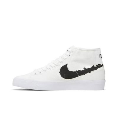Sb Blazer Court Mid Premium Unisex White Black DM8553-100