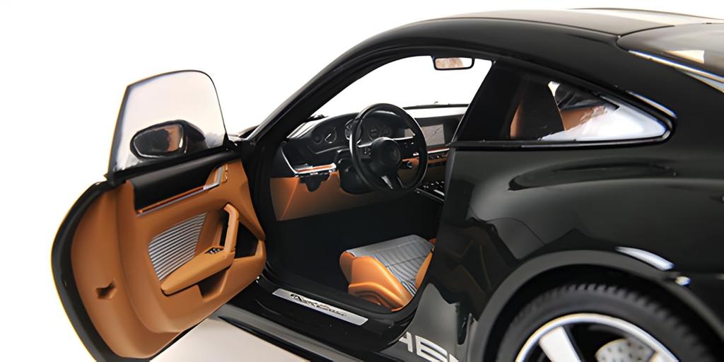 Minichamps Měřítko Porsche 911 Sport Classic 2022 Zelená metalíza s pruhy 1/18 (992)