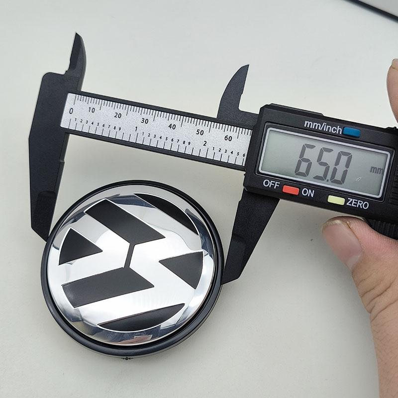 2026 Chaud Pour Volkswagen VW 4pcs 56mm 65mm Emblème de Voiture Cache-moyeu Central de Roue pour VW Volkswagen Golf Jetta Polo Passat Tour