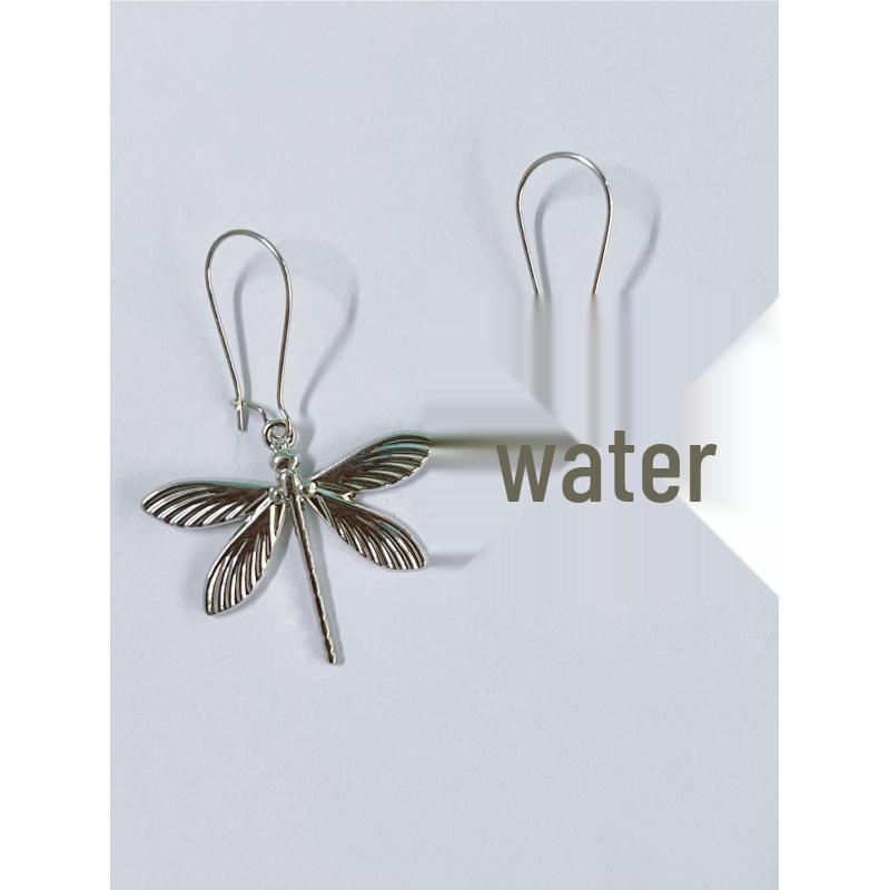 High-End Vintage Dragonfly Earrings - European and American Style